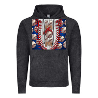 Vintage Black Baseball Mom Vintage Hoodie - CowhideDigitalArt