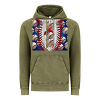 Vintage Olive Baseball Mom Vintage Hoodie - CowhideDigitalArt