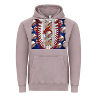 Vintage Zinc Baseball Mom Vintage Hoodie - CowhideDigitalArt