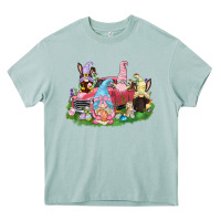 Arona Easter gnomies truck  Easter Day Heavy Core Tee - CowGirlArtShop