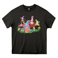 Asphalt Easter gnomies truck  Easter Day Heavy Core Tee - CowGirlArtShop