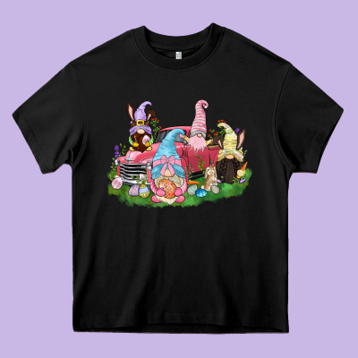 Easter Gnomies Truck  Easter Day Heavy Core Tee Designed By Cowgirlartshop