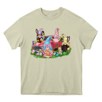 Mossy Easter gnomies truck  Easter Day Heavy Core Tee - CowGirlArtShop