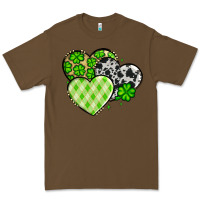 Cacao St. Patrick's Day cowhide hearts Premium Tee - OliviaCreatesArt
