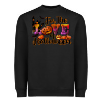 Black For The Love Of Halloween Heavyweight Sweatshirt - RanaPortraitStore