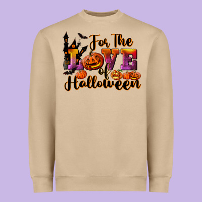 For The Love Of Halloween Heavyweight Sweatshirt Designed By Ranaportraitstore