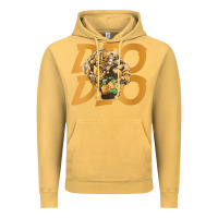 Vintage Mustard jojo bizarre Vintage Hoodie - DesigneFamous