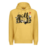 Antique Gold golf dad Premium Hoodie - Artiststas