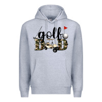 Heather Grey golf dad Premium Hoodie - Artiststas