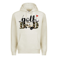 Oatmeal Heather golf dad Premium Hoodie - Artiststas