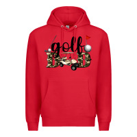 Red golf dad Premium Hoodie - Artiststas