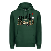 Sports Green golf dad Premium Hoodie - Artiststas