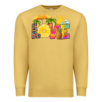 Antique Gold love pineapple Premium Sweatshirt - RanaPortraitStore