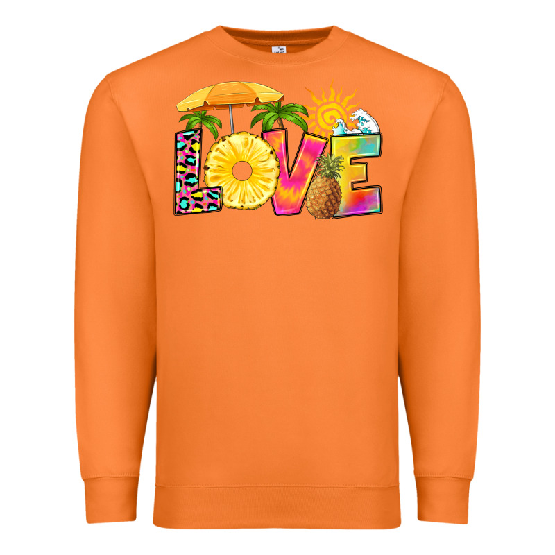 Love Pineapple Premium Sweatshirt by RanaPortraitStore | Teevron