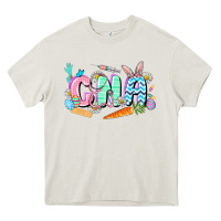 Cream Easter CNA  Easter Day Heavy Core Tee - CowGirlArtShop