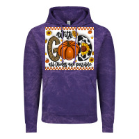 Cloud Purple With God All Things Are Possible Vintage Hoodie - CowhideDigitalArt