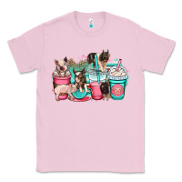 Bubblegum Pink pig coffee cups Classic Tee - OliviaCreatesArt