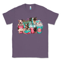 Lavender pig coffee cups Classic Tee - OliviaCreatesArt