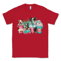 Red pig coffee cups Classic Tee - OliviaCreatesArt