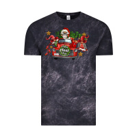 Cloud Black merry christmas truck gnomies Vintage Tee - FaDigitalArtStudio