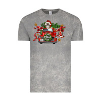 Cloud Rock merry christmas truck gnomies Vintage Tee - FaDigitalArtStudio