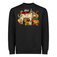 Black Fall charolais bull Heavyweight Sweatshirt - RanaPortraitStore
