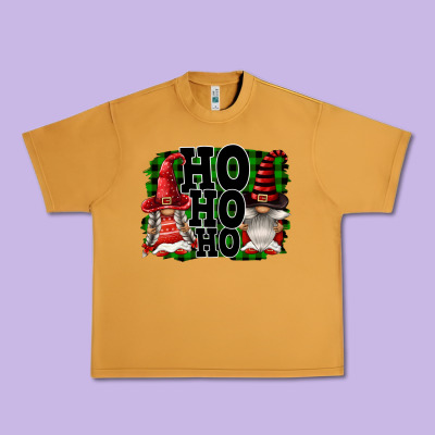 Ho Ho Ho Christmas Gnomes Urban Heavy Tee Designed By Fadigitalartstudio