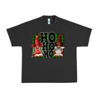Pigment Black Ho Ho Ho Christmas Gnomes Urban Heavy Tee - FaDigitalArtStudio