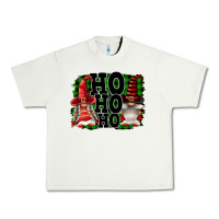 Pistachio Ho Ho Ho Christmas Gnomes Urban Heavy Tee - FaDigitalArtStudio