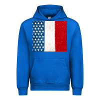 Cobalt custom text american flag(used font 'doctrin Urban Hoodie - Jasminsmagicworld