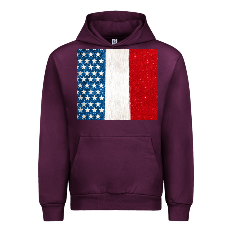 Custom Text American Flag(used Font 'doctrin Urban Hoodie by Jasminsmagicworld | Teevron