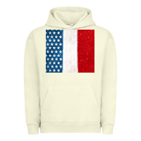 Pigment Pistachio custom text american flag(used font 'doctrin Urban Hoodie - Jasminsmagicworld