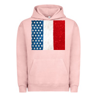 Pigment Salmon custom text american flag(used font 'doctrin Urban Hoodie - Jasminsmagicworld