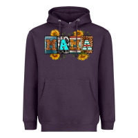 Plum license letters western mama Heavyweight Hoodie - RanaPortraitStore