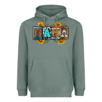 Sage license letters western mama Heavyweight Hoodie - RanaPortraitStore
