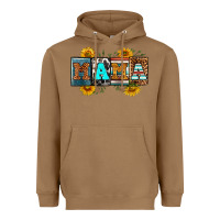 Toasted Coconut license letters western mama Heavyweight Hoodie - RanaPortraitStore