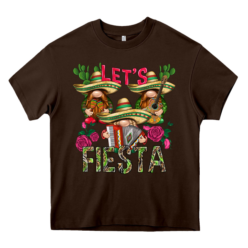 Let's Fiesta With Gnomies Mexico Heavy Core Tee by HowdyJamesFarm | Teevron