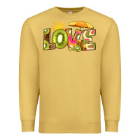 Antique Gold love kiwi Premium Sweatshirt - RanaPortraitStore