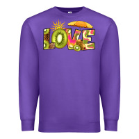 Purple love kiwi Premium Sweatshirt - RanaPortraitStore