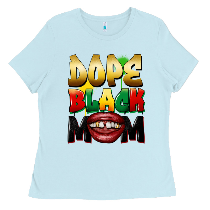Dope Black Mom Ladies Tee by FaDigitalArtStudio | Teevron