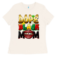 Bone dope black mom Ladies Tee - FaDigitalArtStudio