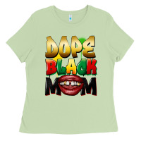 Matcha dope black mom Ladies Tee - FaDigitalArtStudio