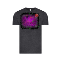 Vintage Black halloween backround moon Vintage Tee - RanaPortraitStore