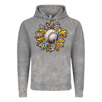 Cloud Rock Baseball Sunflower Vintage Hoodie - CowhideDigitalArt