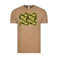 Vintage Coffee camouflage background Vintage Tee - BundleAndBundleShop