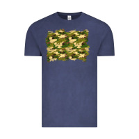 Vintage Denim camouflage background Vintage Tee - BundleAndBundleShop