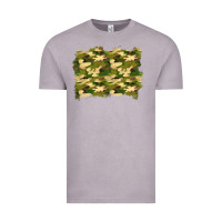 Vintage Zinc camouflage background Vintage Tee - BundleAndBundleShop