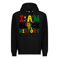 Black i am black history Premium Hoodie - Artiststas