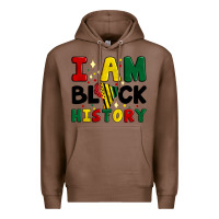 Chestnut i am black history Premium Hoodie - Artiststas