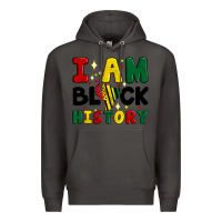 Smoke i am black history Premium Hoodie - Artiststas